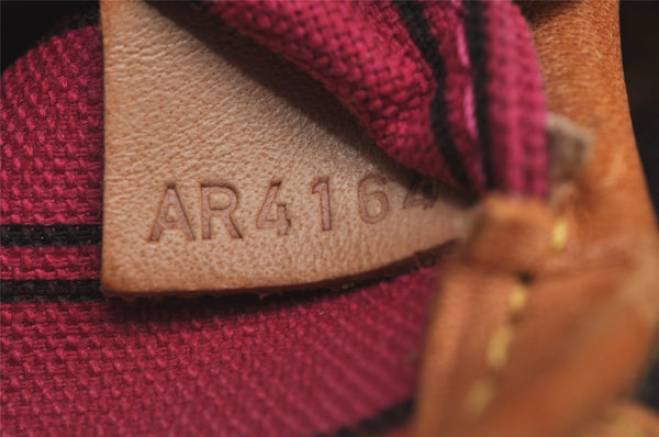 Authentic Louis Vuitton Monogram Neverfull PM Tote Bag Pink M41245 LV 0865I