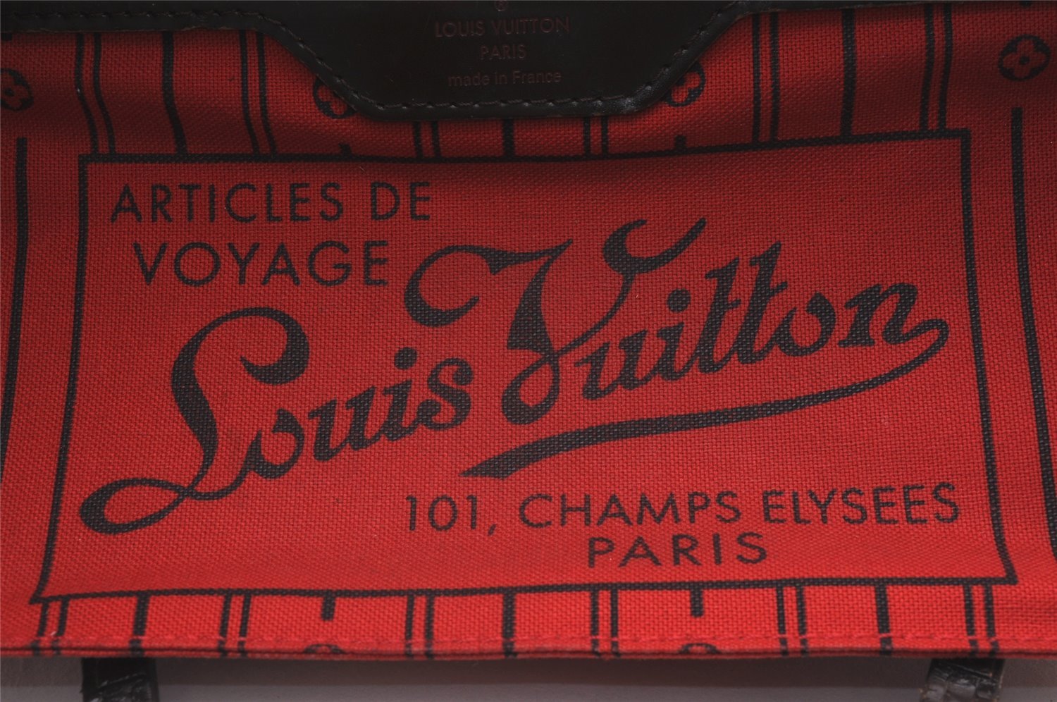 Authentic Louis Vuitton Damier Neverfull PM Shoulder Tote Bag N51109 LV 0869I