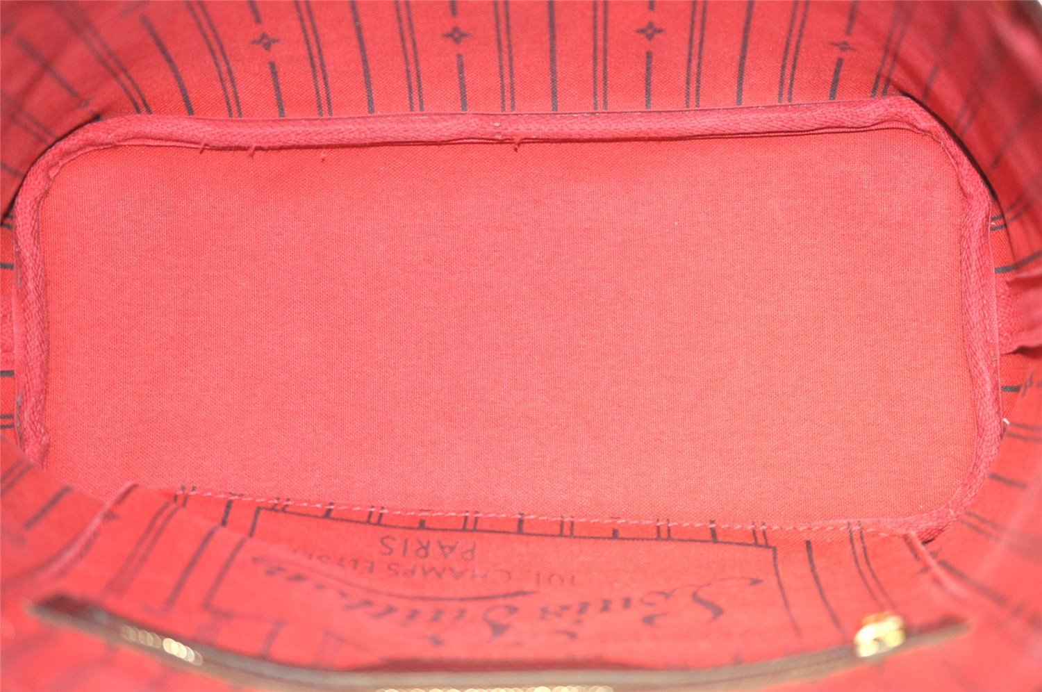 Authentic Louis Vuitton Damier Neverfull PM Shoulder Tote Bag N51109 LV 0869I