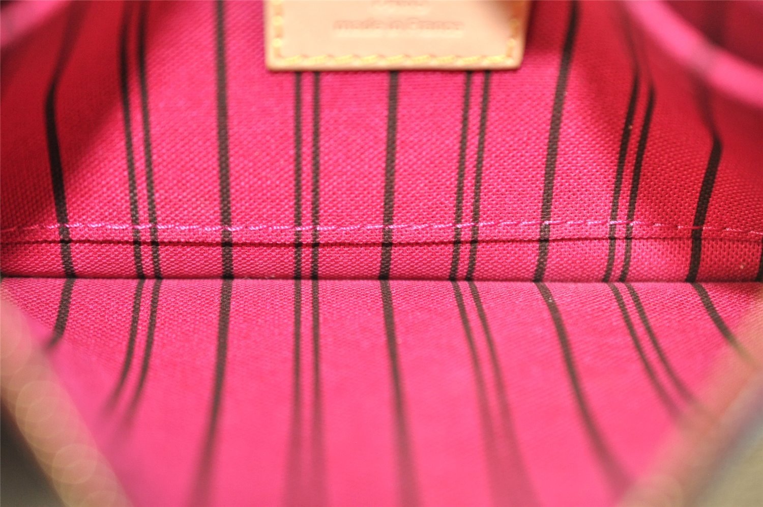 Authentic Louis Vuitton Monogram Neverfull MM Pouch Purse Clutch Bag Pink 1058I