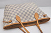 Authentic Louis Vuitton Damier Azur Neverfull PM Tote Bag N51110 LV 1114K
