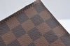 Authentic Louis Vuitton Damier Neverfull Pouch Purse Clutch Bag LV 1598I