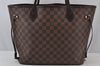 Authentic Louis Vuitton Damier Neverfull MM Shoulder Tote Bag N51105 LV 2069J