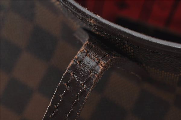 Authentic Louis Vuitton Damier Neverfull MM Shoulder Tote Bag N51105 LV 2069J
