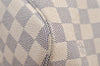 Authentic Louis Vuitton Damier Azur Neverfull MM Tote Bag N51107 LV 2073J