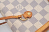 Authentic Louis Vuitton Damier Azur Neverfull MM Tote Bag N51107 LV 2073J