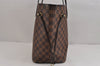 Authentic Louis Vuitton Damier Neverfull MM Shoulder Tote Bag N41358 LV 2086J