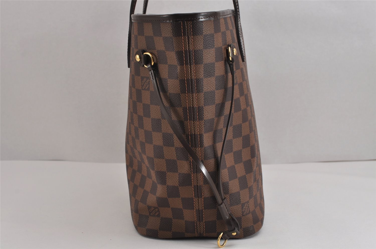 Authentic Louis Vuitton Damier Neverfull MM Shoulder Tote Bag N41358 LV 2086J