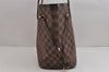 Authentic Louis Vuitton Damier Neverfull MM Shoulder Tote Bag N41358 LV 2086J
