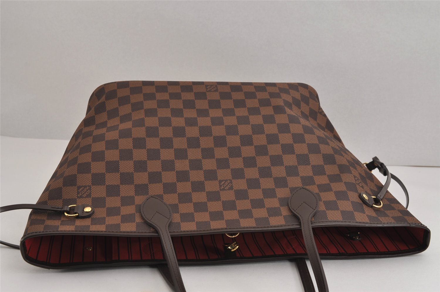 Authentic Louis Vuitton Damier Neverfull MM Shoulder Tote Bag N41358 LV 2086J