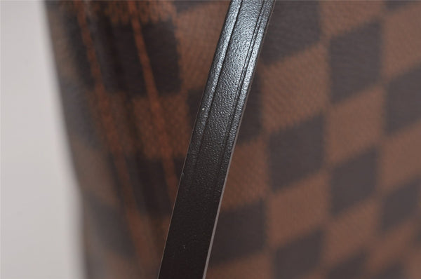 Authentic Louis Vuitton Damier Neverfull MM Shoulder Tote Bag N41358 LV 2086J