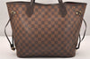 Authentic Louis Vuitton Damier Neverfull MM Shoulder Tote Bag N51105 LV 2092J