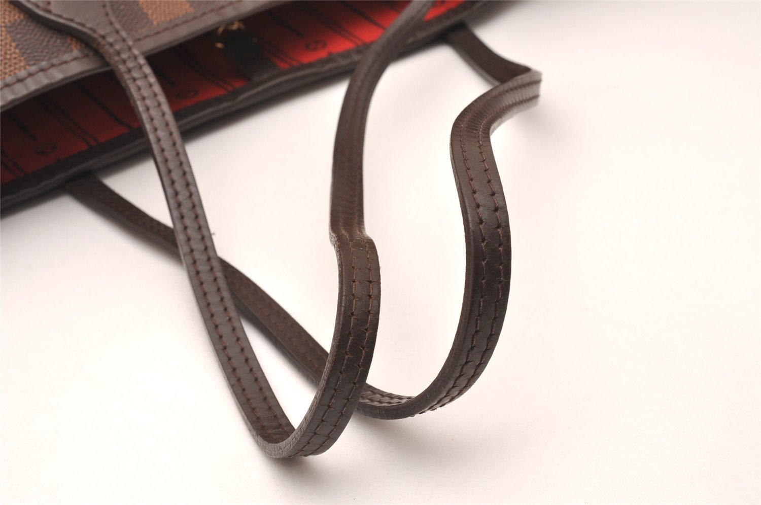 Authentic Louis Vuitton Damier Neverfull MM Shoulder Tote Bag N51105 LV 2092J