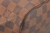 Authentic Louis Vuitton Damier Neverfull MM Shoulder Tote Bag N51105 LV 2092J