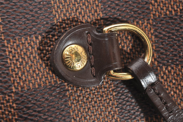 Authentic Louis Vuitton Damier Neverfull MM Shoulder Tote Bag N51105 LV 2092J