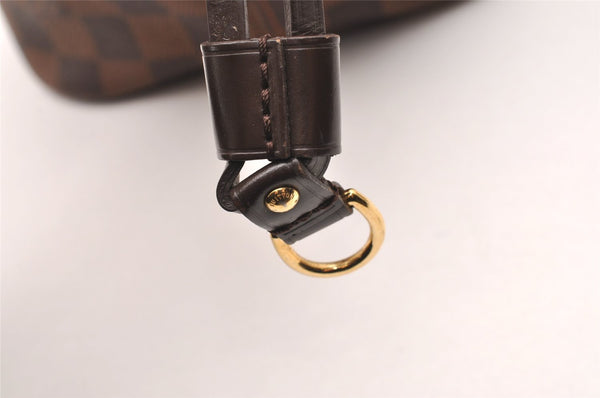 Authentic Louis Vuitton Damier Neverfull MM Shoulder Tote Bag N51105 LV 2092J