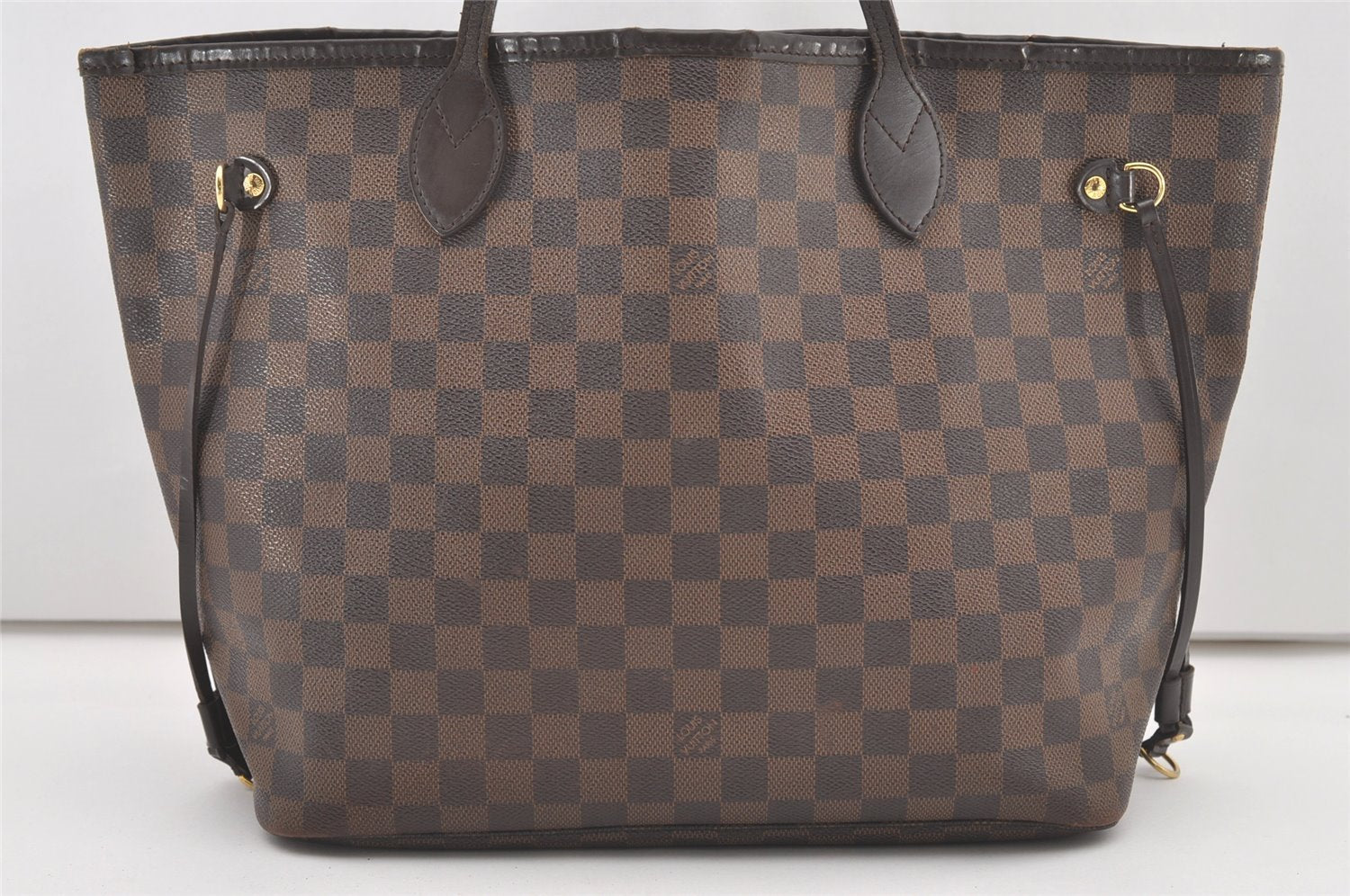 Authentic Louis Vuitton Damier Neverfull MM Shoulder Tote Bag N51105 LV 2116J