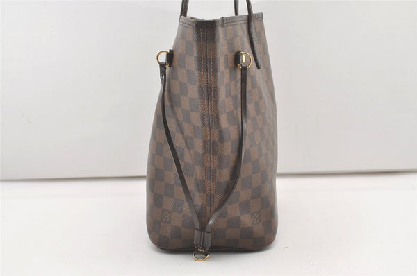 Authentic Louis Vuitton Damier Neverfull MM Shoulder Tote Bag N51105 LV 2116J