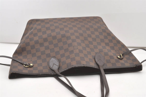 Authentic Louis Vuitton Damier Neverfull MM Shoulder Tote Bag N51105 LV 2116J