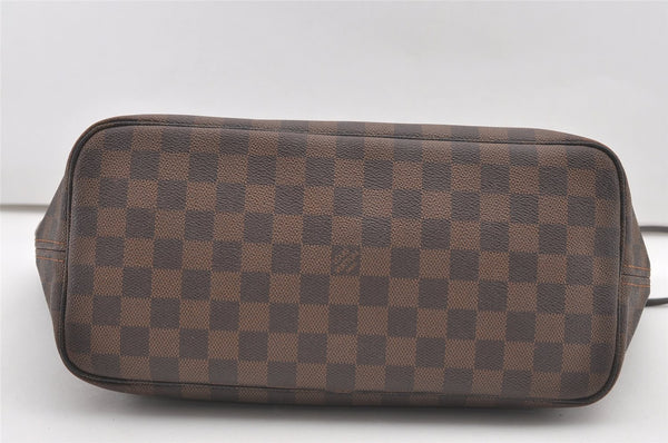 Authentic Louis Vuitton Damier Neverfull MM Shoulder Tote Bag N51105 LV 2116J