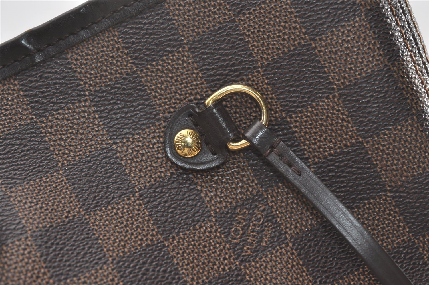 Authentic Louis Vuitton Damier Neverfull MM Shoulder Tote Bag N51105 LV 2116J