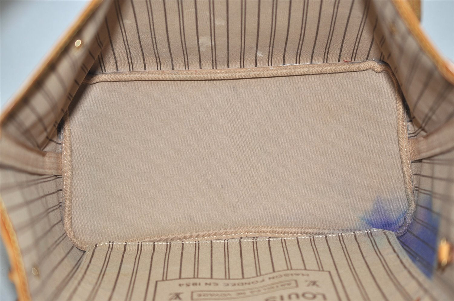 Authentic Louis Vuitton Monogram Neverfull MM Shoulder Tote Bag M40156 LV 2163J