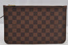 Authentic Louis Vuitton Damier Neverfull Pouch Purse Clutch Bag LV 2245J