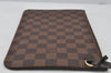 Authentic Louis Vuitton Damier Neverfull Pouch Purse Clutch Bag LV 2245J