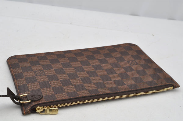 Authentic Louis Vuitton Damier Neverfull Pouch Purse Clutch Bag LV 2245J