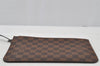 Authentic Louis Vuitton Damier Neverfull Pouch Purse Clutch Bag LV 2245J