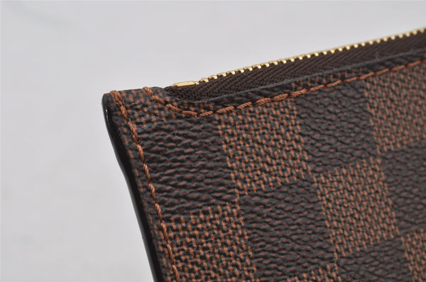 Authentic Louis Vuitton Damier Neverfull Pouch Purse Clutch Bag LV 2245J