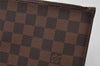 Authentic Louis Vuitton Damier Neverfull Pouch Purse Clutch Bag LV 2245J