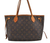 Authentic Louis Vuitton Monogram Neverfull PM Shoulder Tote Bag M40155 LV 2641J