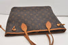 Authentic Louis Vuitton Monogram Neverfull PM Shoulder Tote Bag M40155 LV 2641J