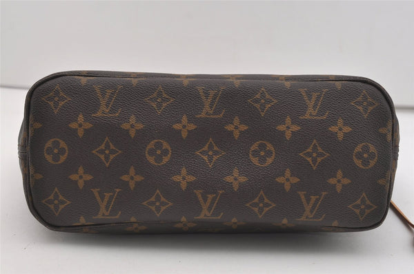 Authentic Louis Vuitton Monogram Neverfull PM Shoulder Tote Bag M40155 LV 2641J