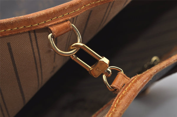 Authentic Louis Vuitton Monogram Neverfull PM Shoulder Tote Bag M40155 LV 2641J