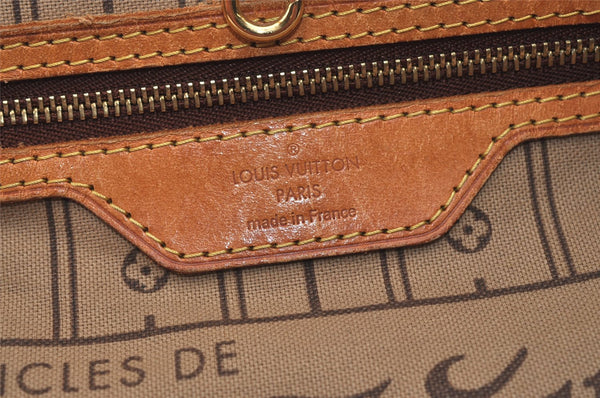 Authentic Louis Vuitton Monogram Neverfull PM Shoulder Tote Bag M40155 LV 2641J
