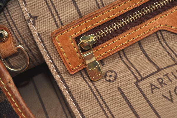 Authentic Louis Vuitton Monogram Neverfull PM Shoulder Tote Bag M40155 LV 2641J