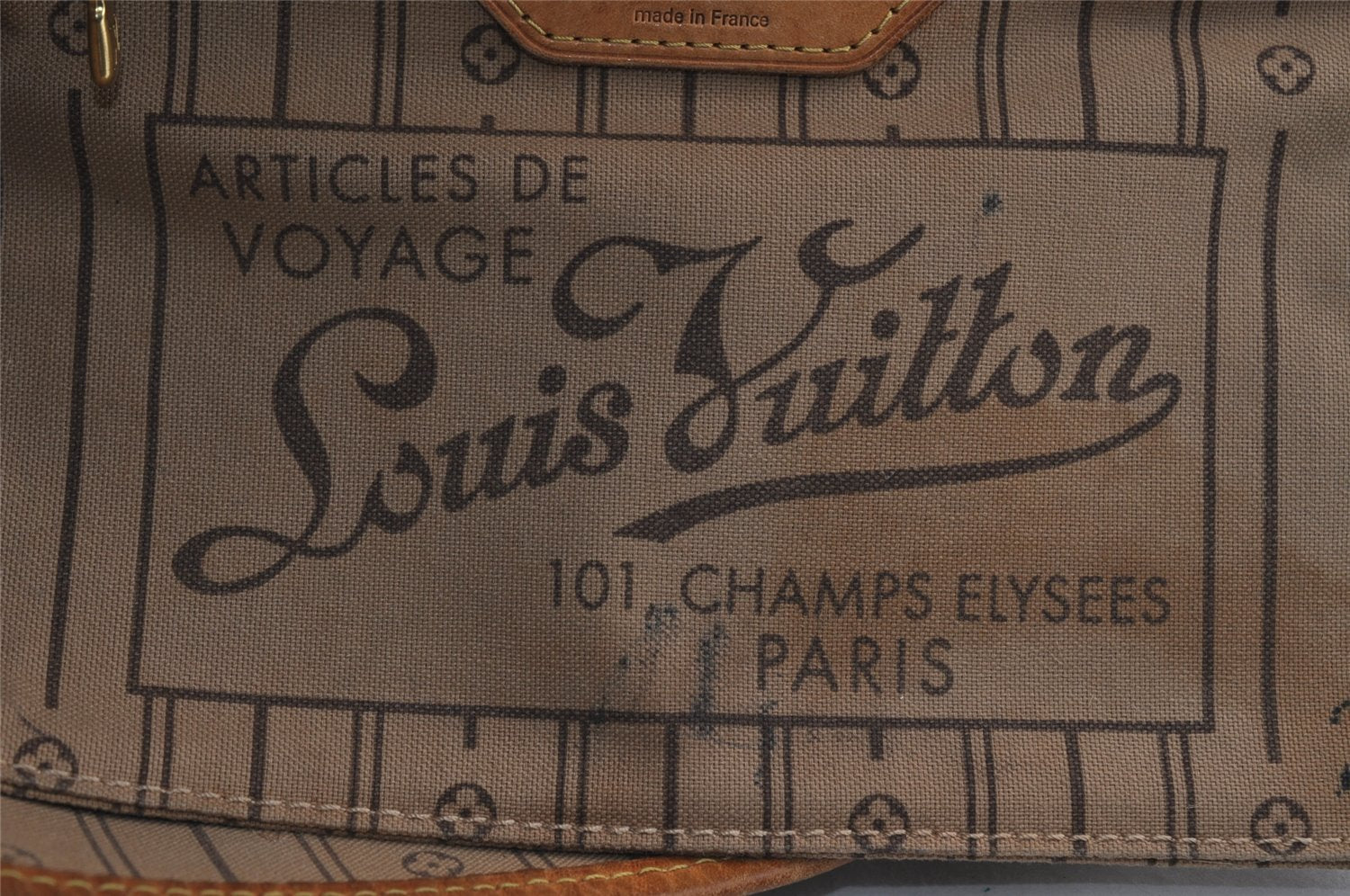 Authentic Louis Vuitton Monogram Neverfull PM Shoulder Tote Bag M40155 LV 2658I