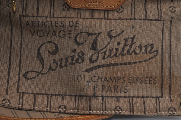 Authentic Louis Vuitton Monogram Neverfull PM Shoulder Tote Bag M40155 LV 2658I