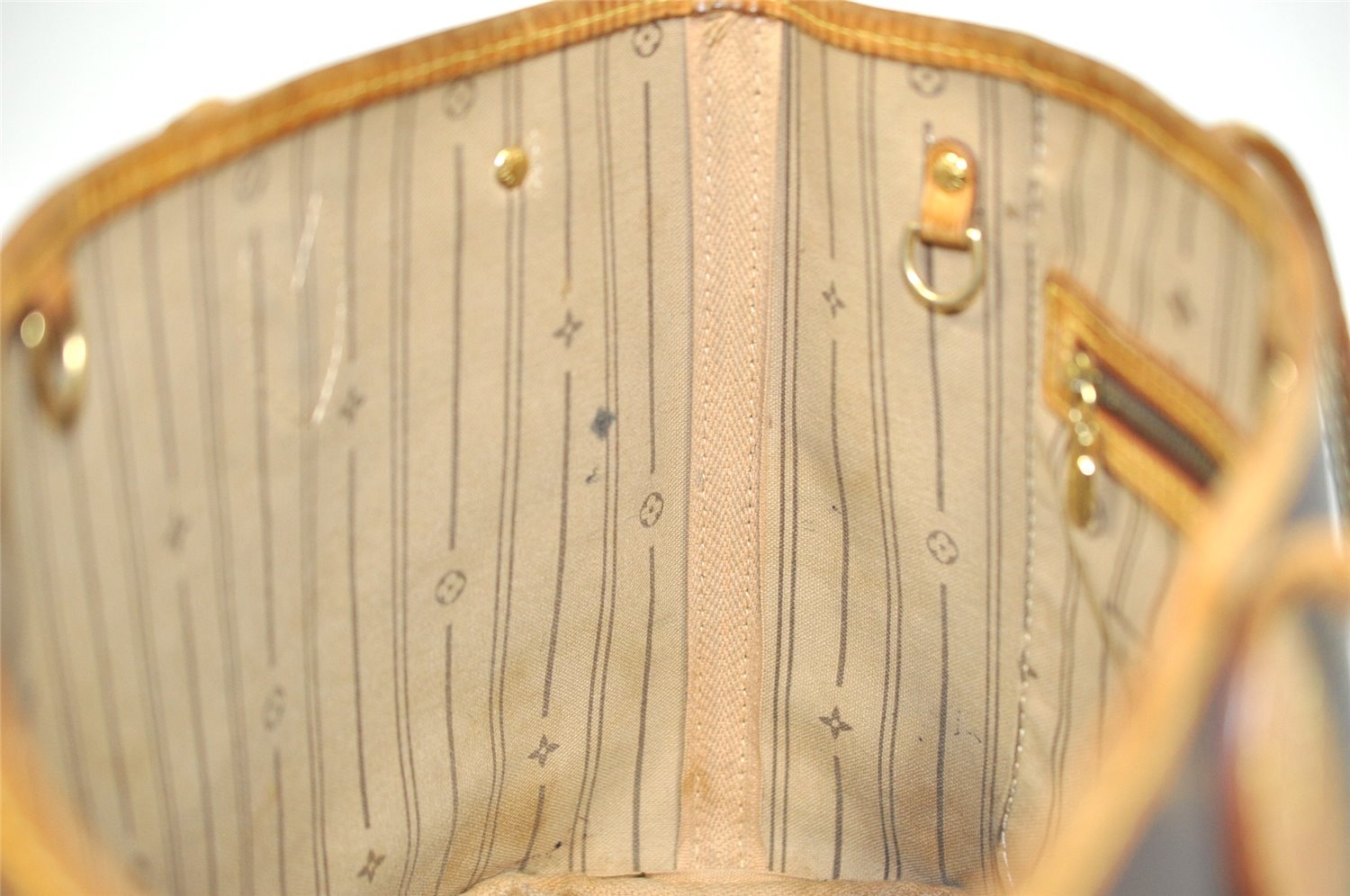 Authentic Louis Vuitton Monogram Neverfull PM Shoulder Tote Bag M40155 LV 2658I