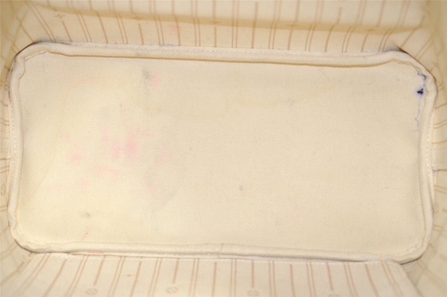 Authentic Louis Vuitton Damier Azur Neverfull MM Tote Bag N51107 LV 2682I