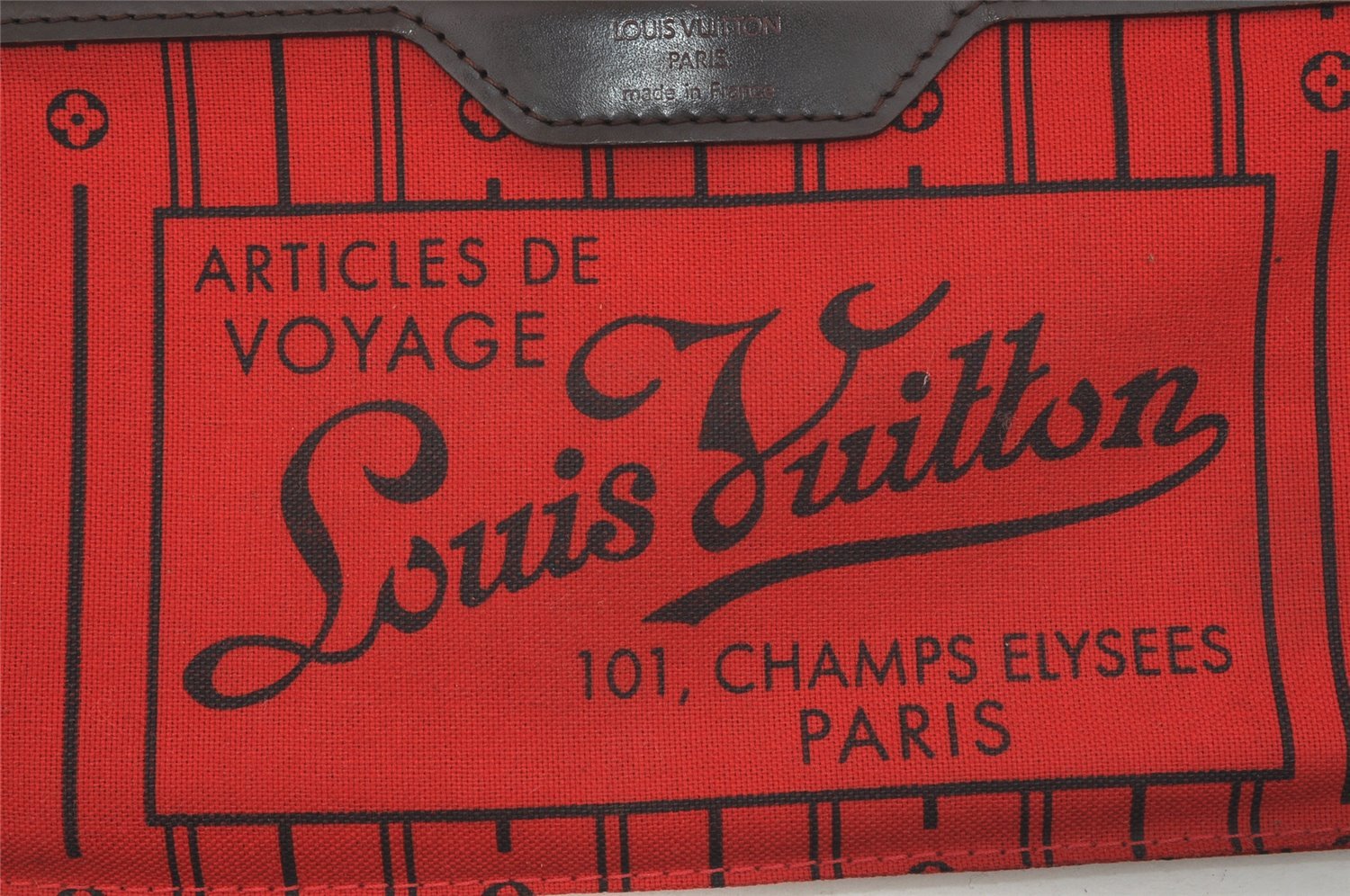 Authentic Louis Vuitton Damier Neverfull PM Shoulder Tote Bag N51109 LV 2747I