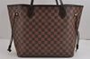 Authentic Louis Vuitton Damier Neverfull MM Shoulder Tote Bag N51105 LV 2875J