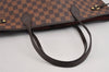 Authentic Louis Vuitton Damier Neverfull MM Shoulder Tote Bag N51105 LV 2875J