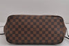 Authentic Louis Vuitton Damier Neverfull MM Shoulder Tote Bag N51105 LV 2875J