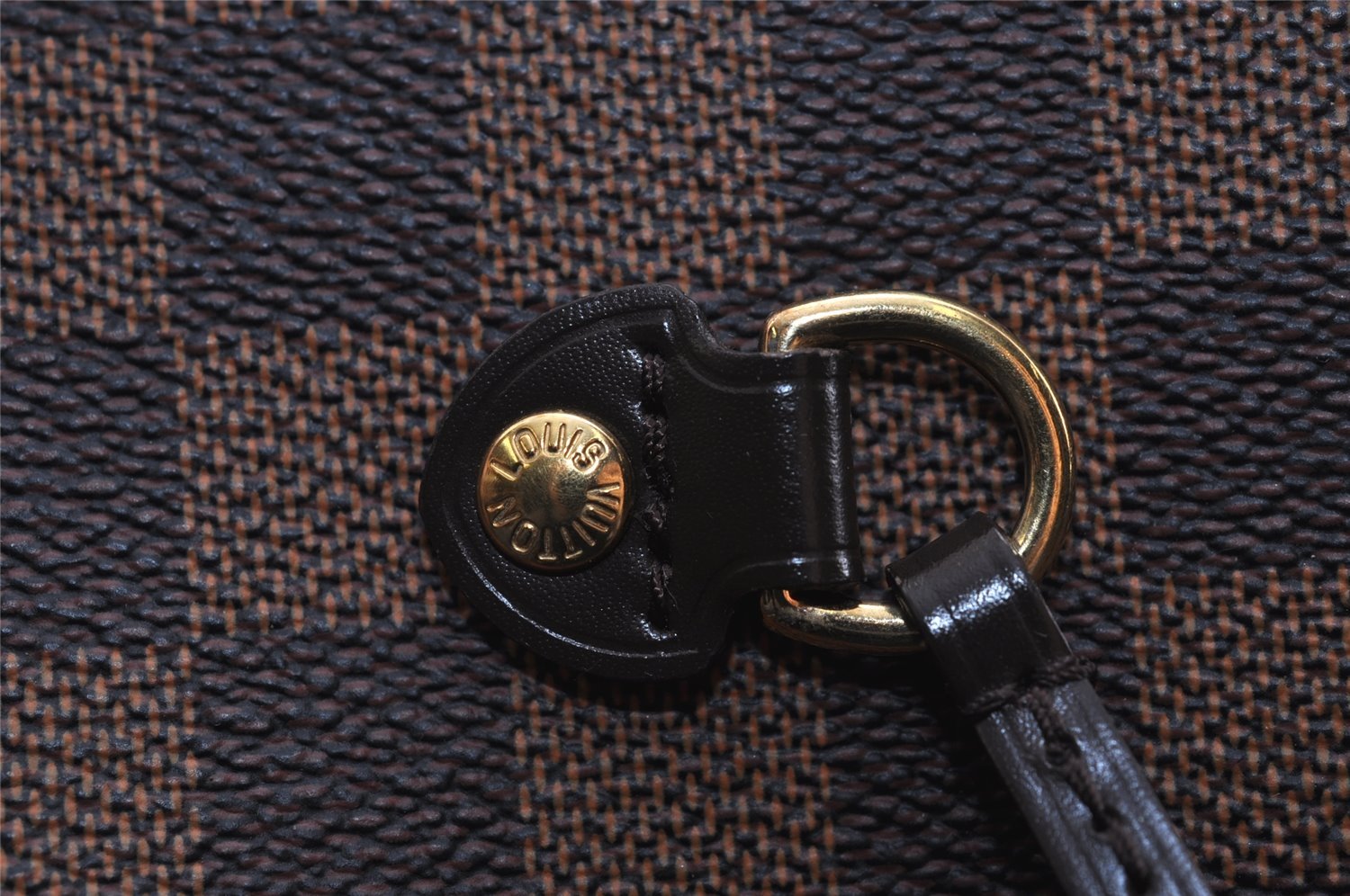 Authentic Louis Vuitton Damier Neverfull MM Shoulder Tote Bag N51105 LV 2875J