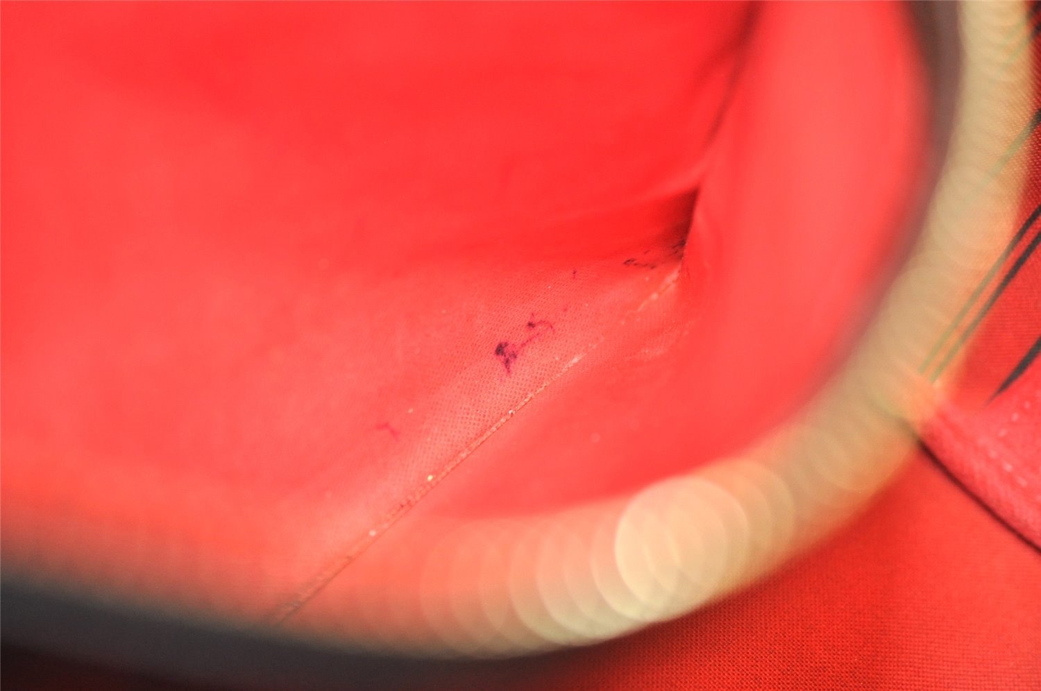 Authentic Louis Vuitton Damier Neverfull MM Shoulder Tote Bag N51105 LV 2875J