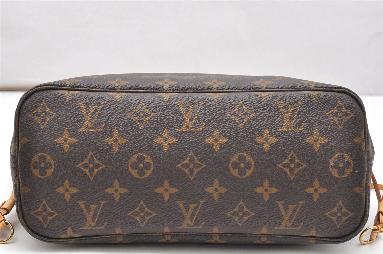 Authentic Louis Vuitton Monogram Neverfull PM Shoulder Tote Bag M40155 LV 2906K