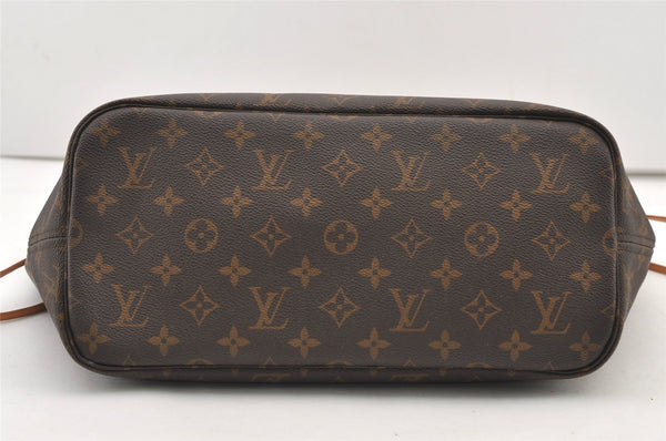 Authentic Louis Vuitton Monogram Neverfull MM Shoulder Tote Bag M40156 LV 2910J